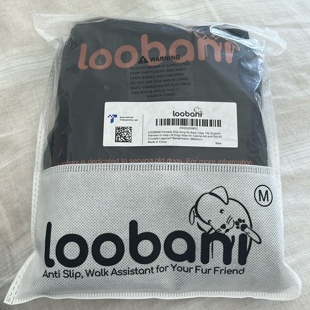 Like New Loobani Anti Slip Walking Assistant Sling Harness Dog Pet Medium